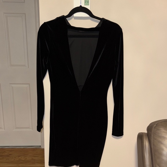 Dynamite Black Backless Dress - Picture 3 of 7